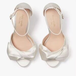 KATE SPADE Bridal Bow Sandals (Heels) NWT